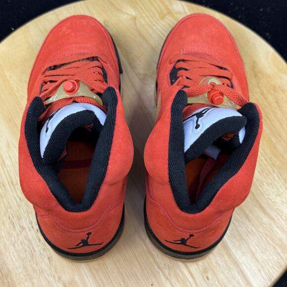 Women’s Size 8 Nike Air Jordan 5 Retro 'Dunk on Mars' Fire Red DD9336-800 - Picture 9 of 10